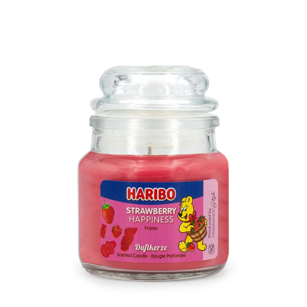 Haribo Strawberry Happiness Small Jar Candle £5.39